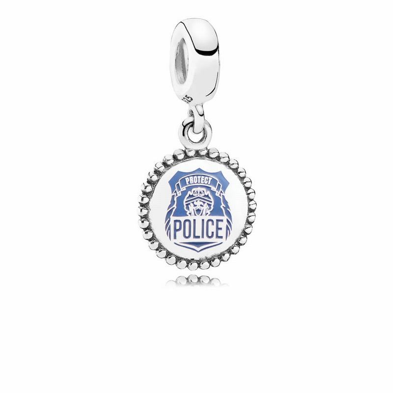 Pandora Police Dangle Charm Outlet NZ, Sterling Silver (873406-FYD)